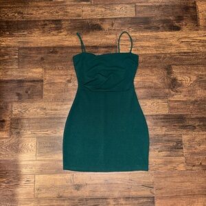 This item is a Windsor green mini dress.